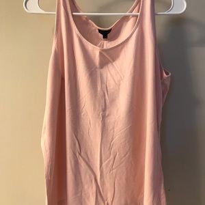 Talbots pink tank top.